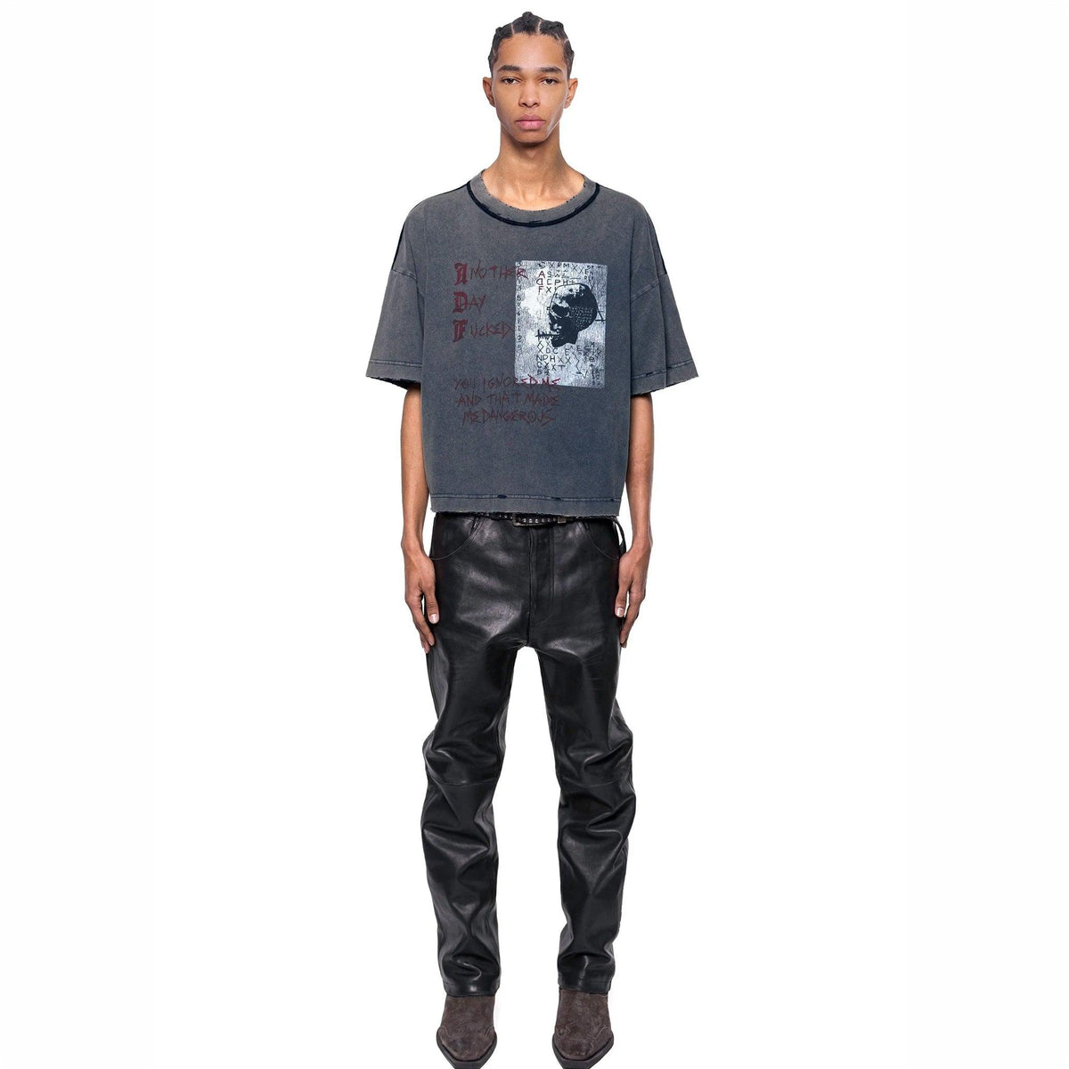 Another Day Fucked Vintage Cropped T-Shirt