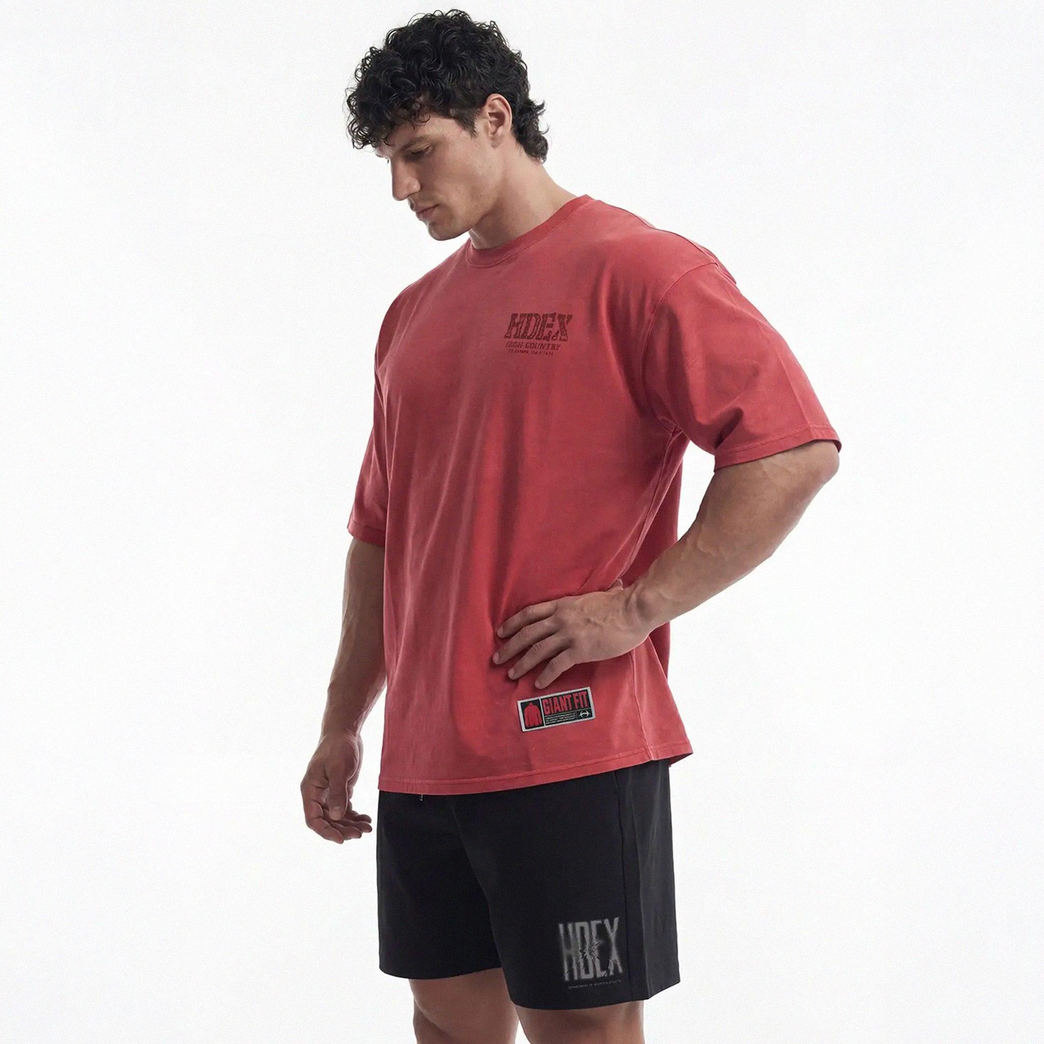 Core Back Logo Giant Fit Washed Short Sleeve