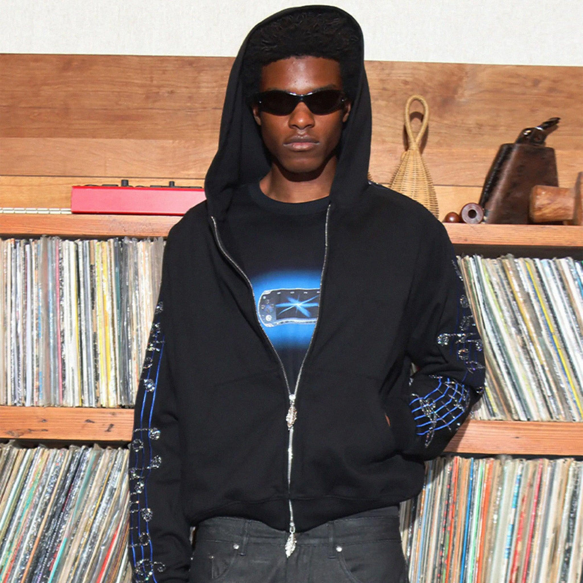 Crystal Notes Zip Hoodie