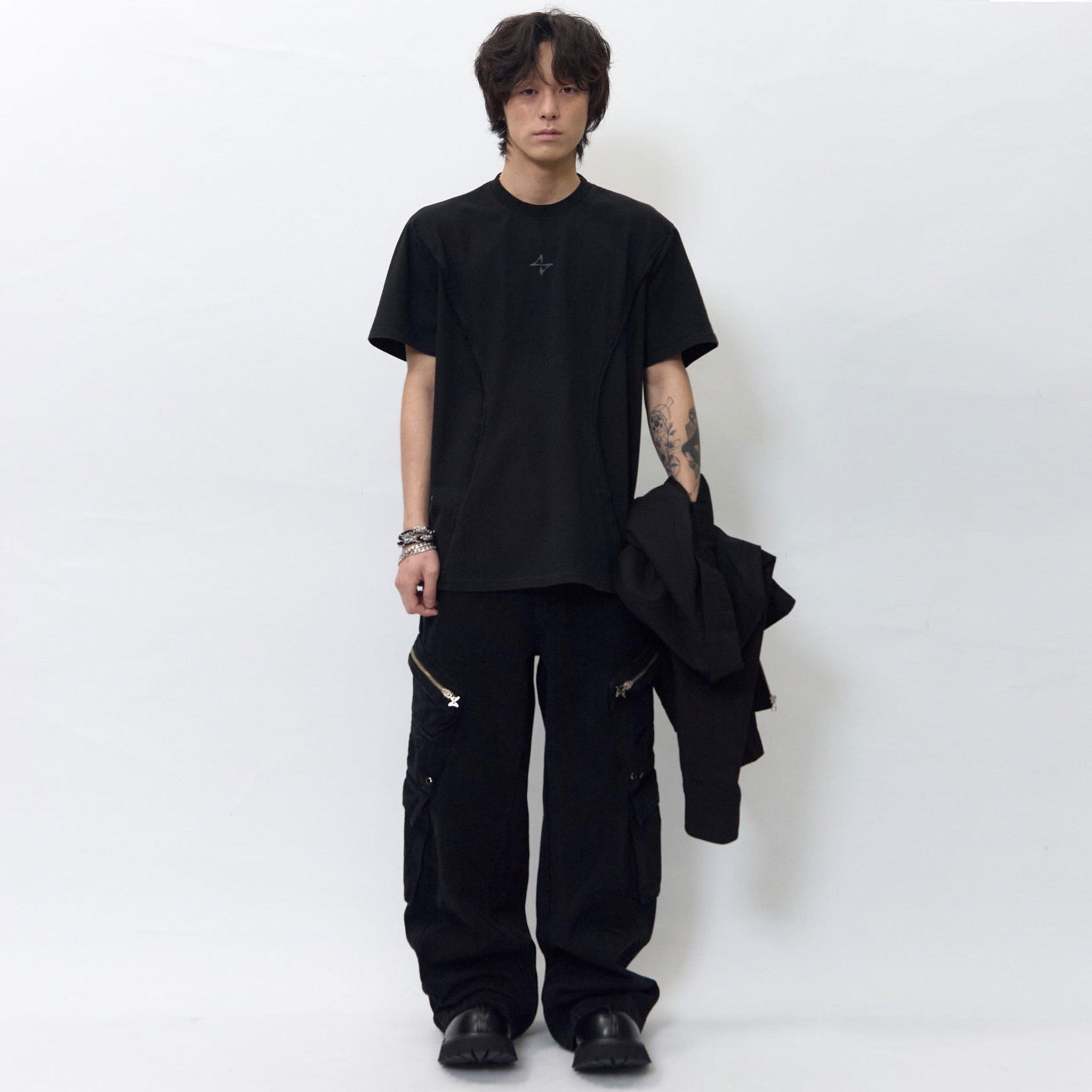 Multi Pocket Wide Cargo Pants
