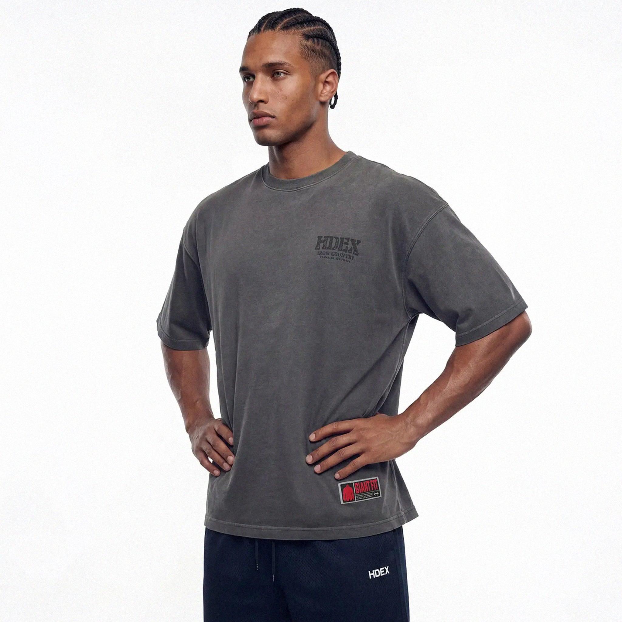Core Back Logo Giant Fit Washed Short Sleeve