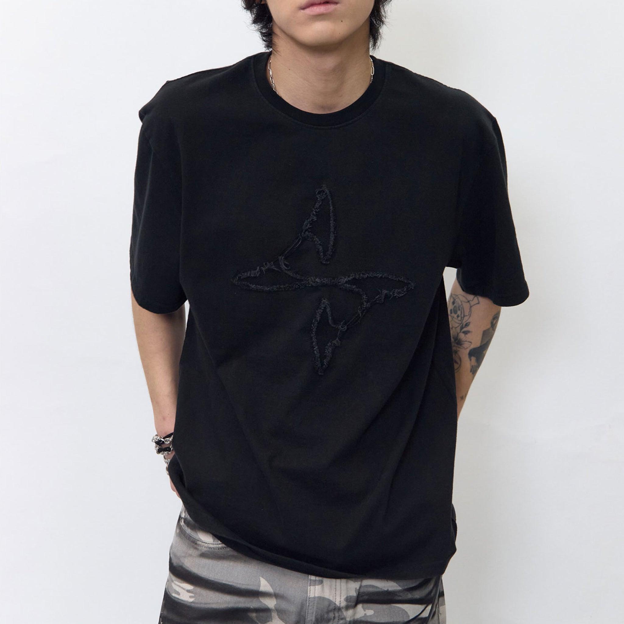 Low Cut Patch Logo T-Shirt
