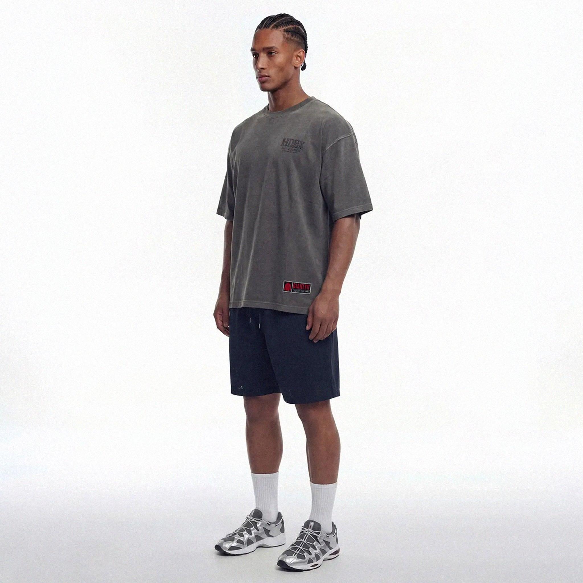Core Back Logo Giant Fit Washed Short Sleeve