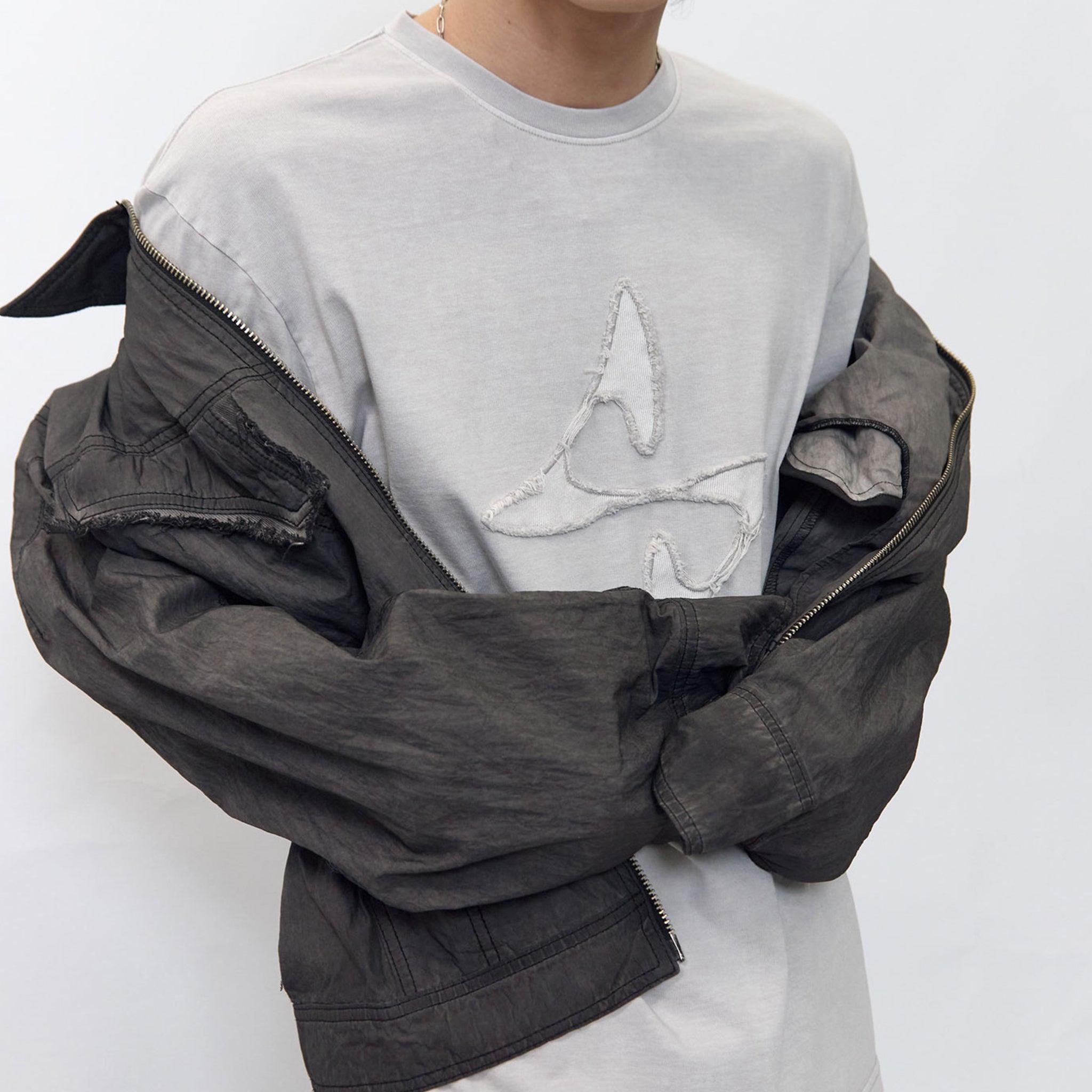 Low Cut Patch Logo T-Shirt