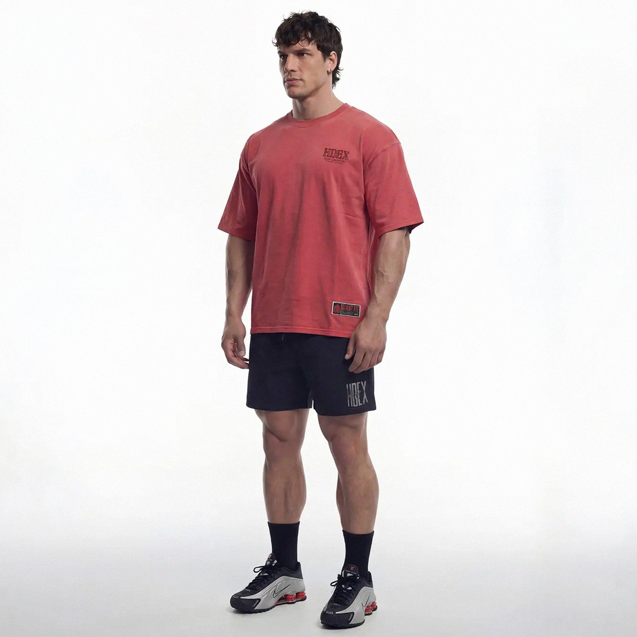 Core Back Logo Giant Fit Washed Short Sleeve