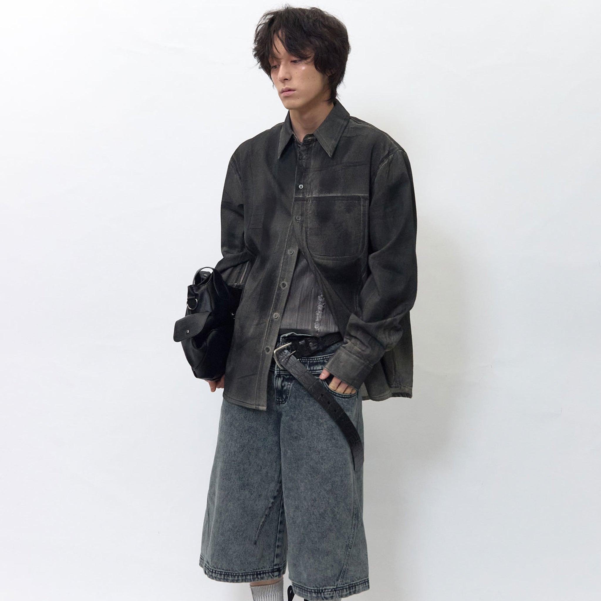 Oil Wash Relaxed Shirt