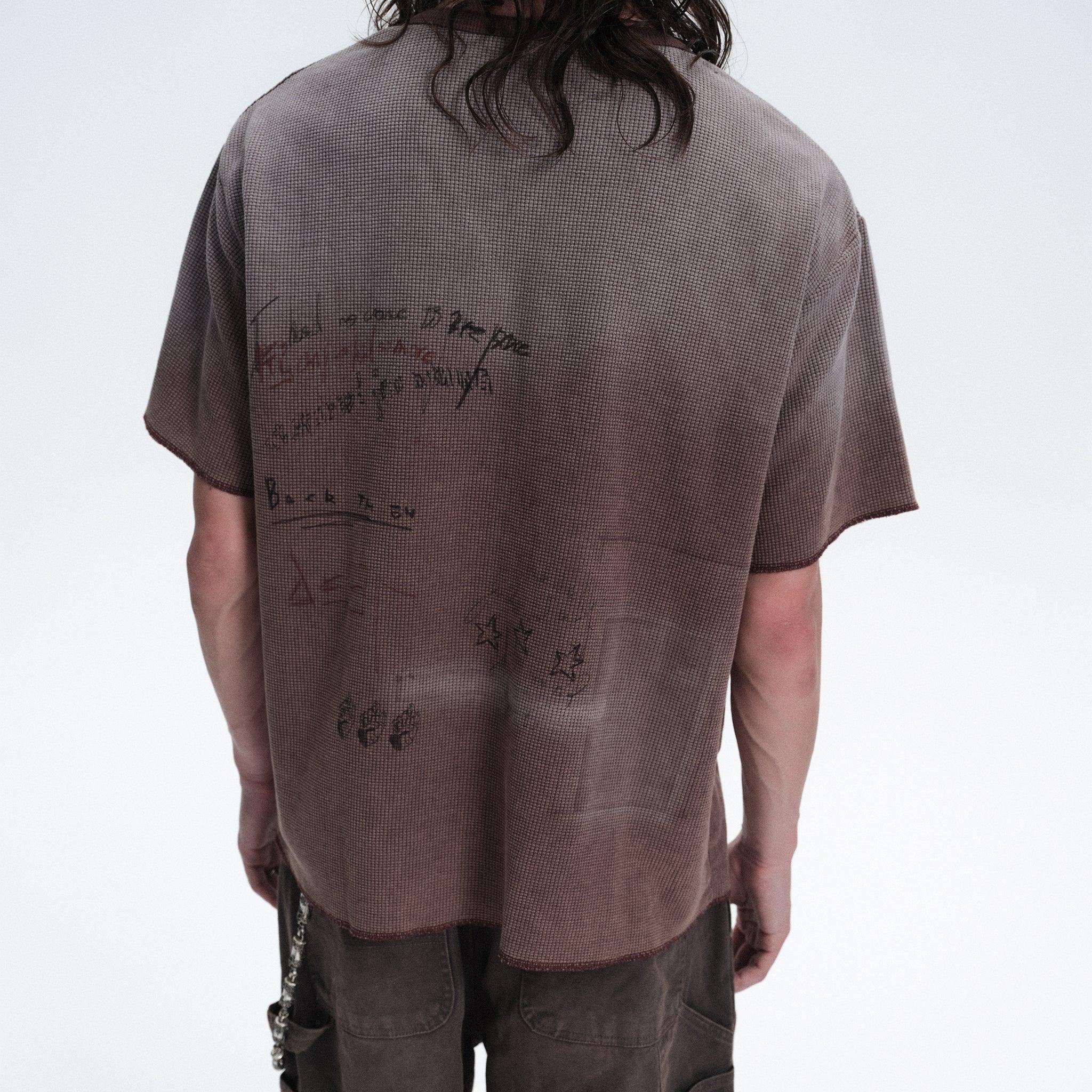 Portrait Graphic Henley Tee