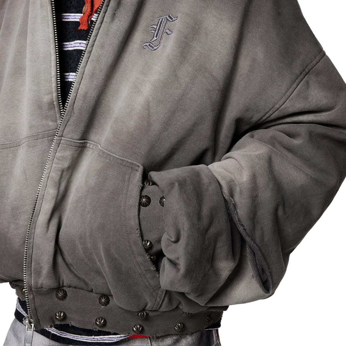 Door Knocker Art Zip Hoodie