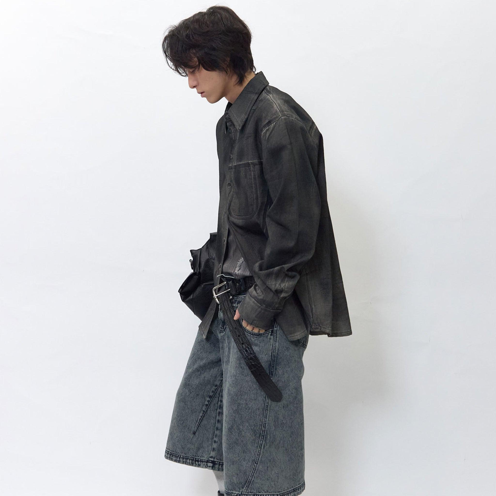 Oil Wash Relaxed Shirt