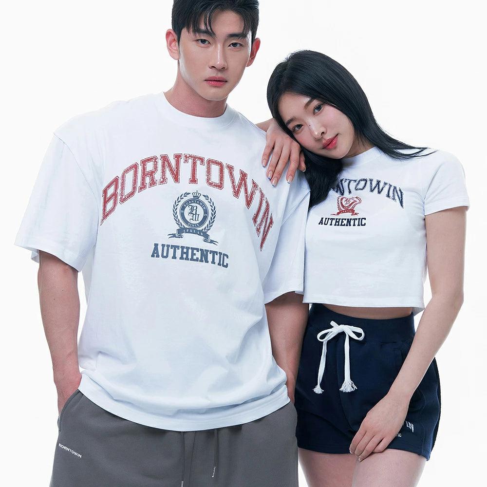 Crack Borntowin Emblem T-Shirt