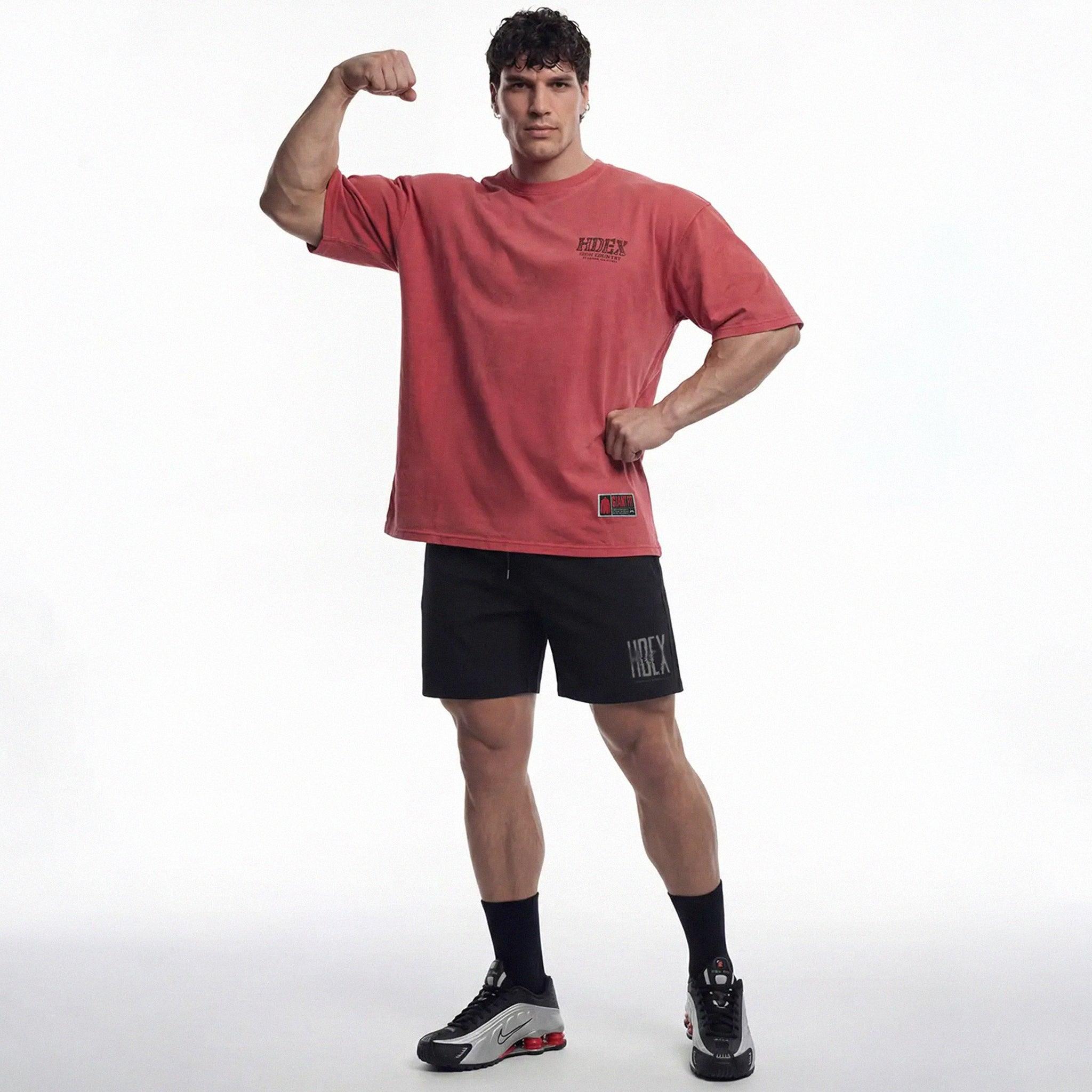 Core Back Logo Giant Fit Washed Short Sleeve