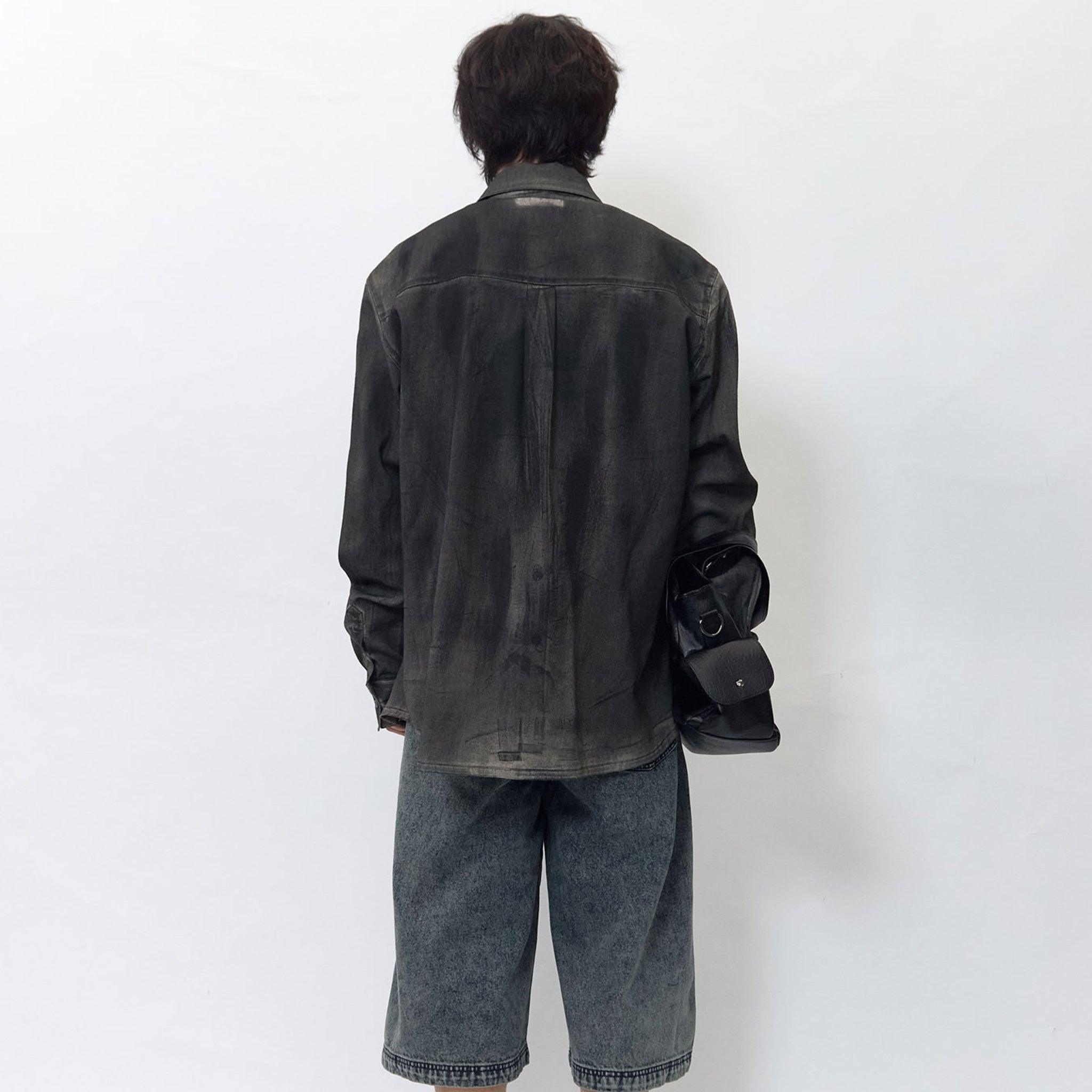 Oil Wash Relaxed Shirt