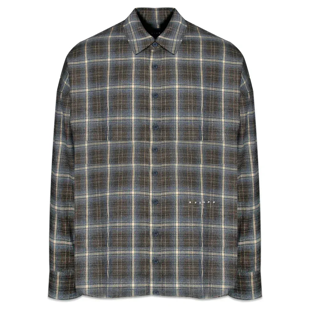 Oversized Plaid Buttondown - STAMPD - VENTURER