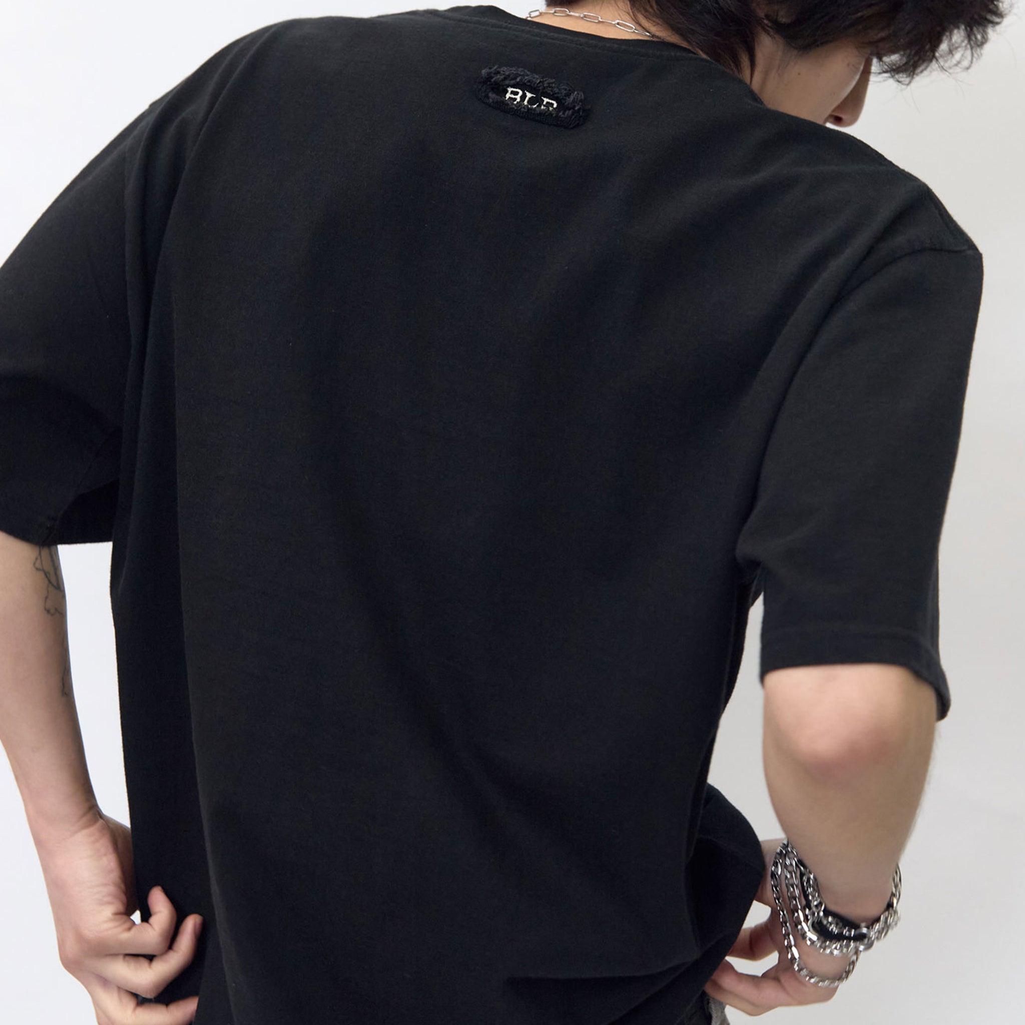 Low Cut Patch Logo T-Shirt