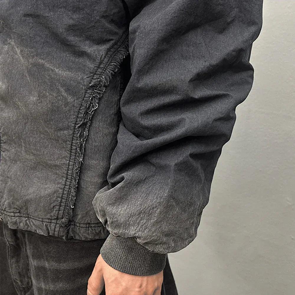 Destroyed Gradation Washing Puffer Jacket - BLR BLUER - VENTURER