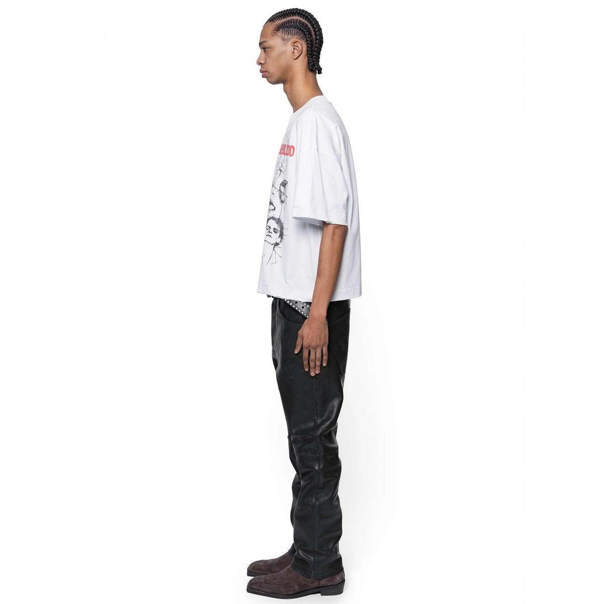 This Piece Tastes Like Blood Vintage Cropped T-Shirt