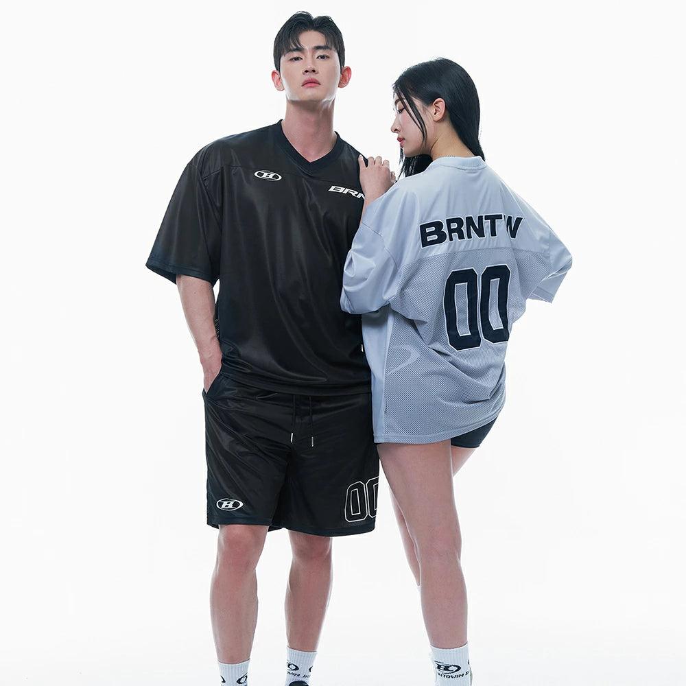 Number 00 Rugby Jersey Half Pants