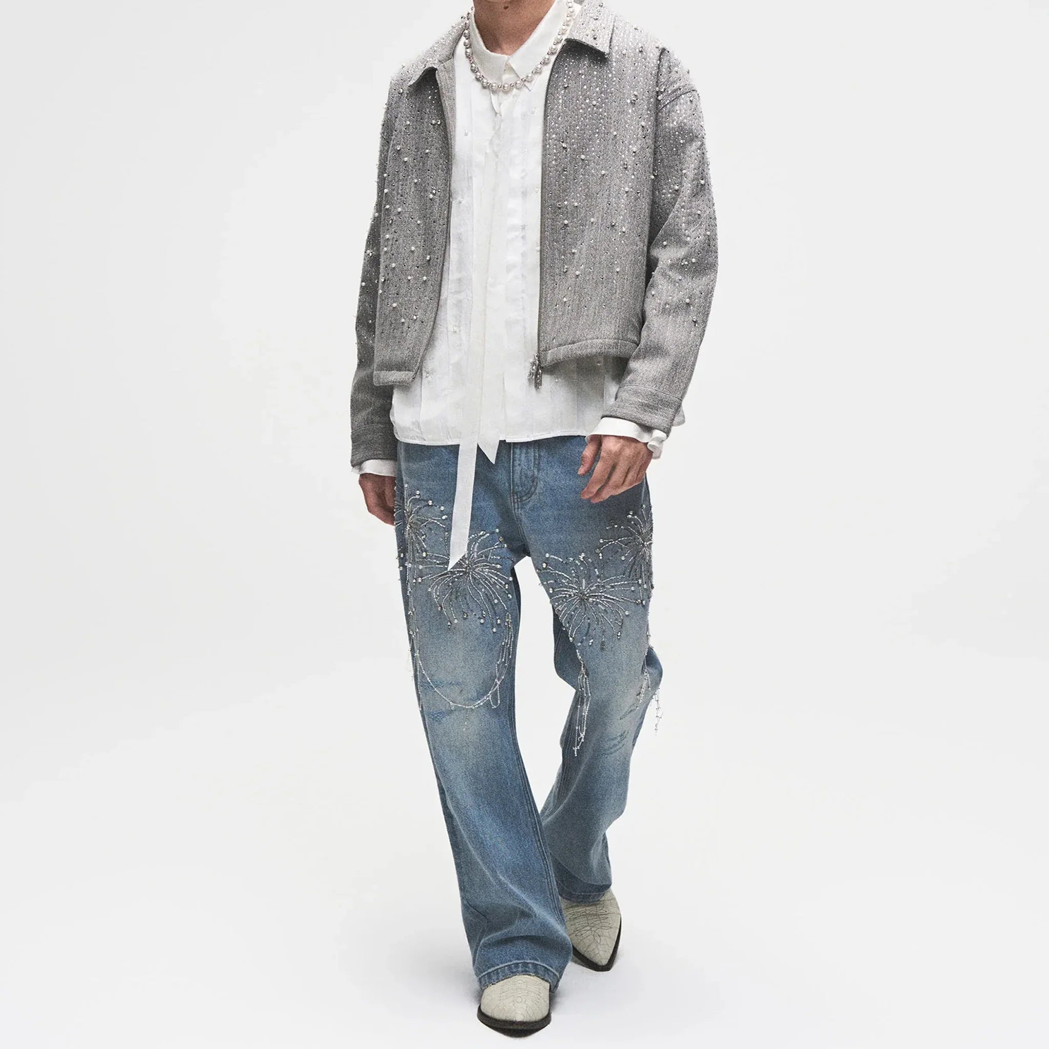 Fireworks Washed Denim - BIRTH OF ROYAL CHILD - VENTURER