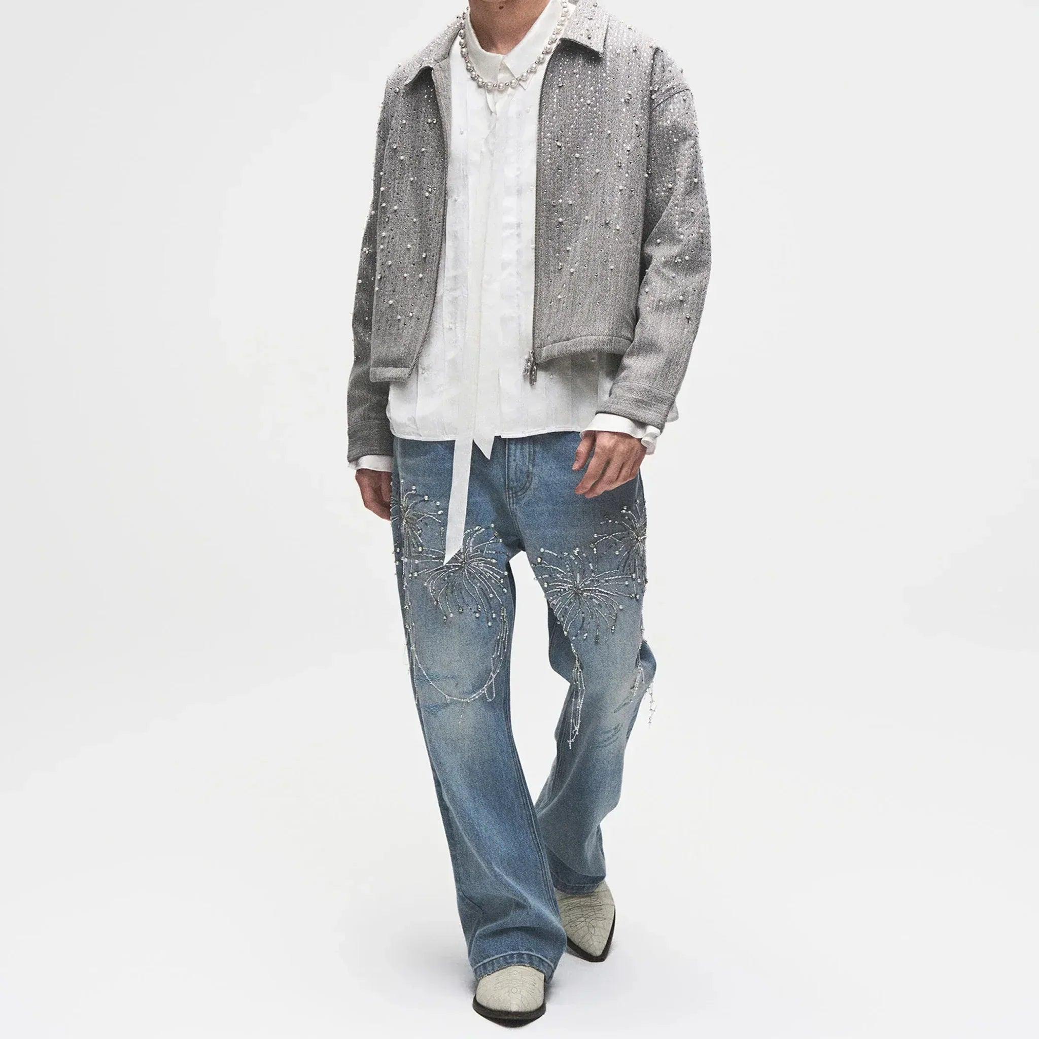 Fireworks Washed Denim - BIRTH OF ROYAL CHILD - VENTURER