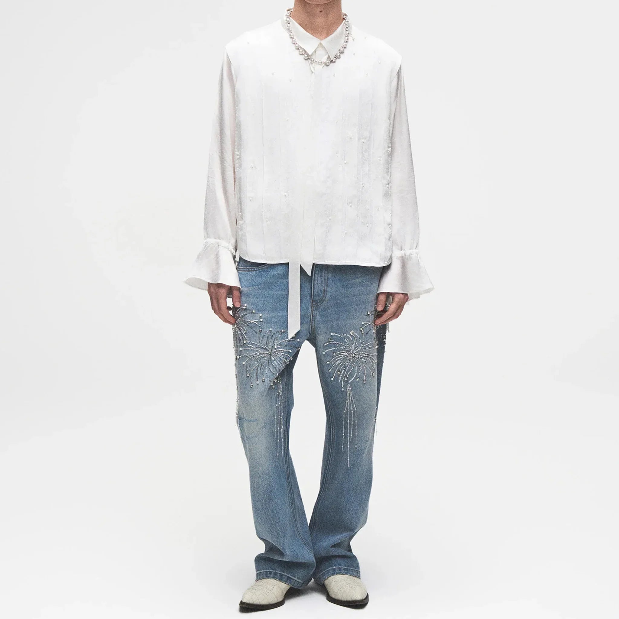 Fireworks Washed Denim - BIRTH OF ROYAL CHILD - VENTURER