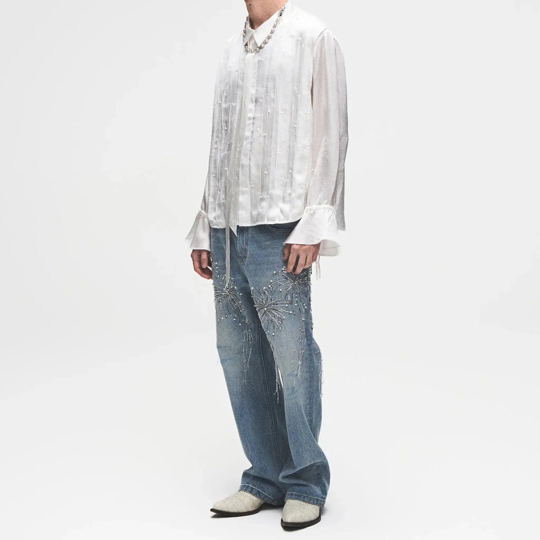 Fireworks Washed Denim - BIRTH OF ROYAL CHILD - VENTURER