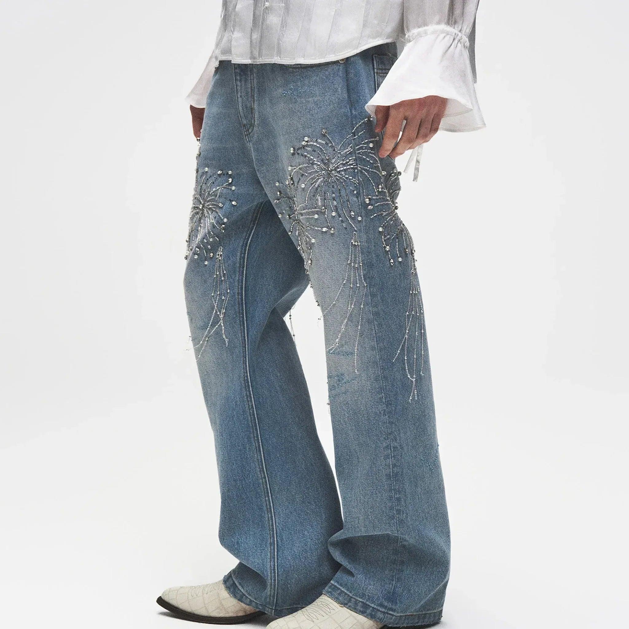 Fireworks Washed Denim - BIRTH OF ROYAL CHILD - VENTURER
