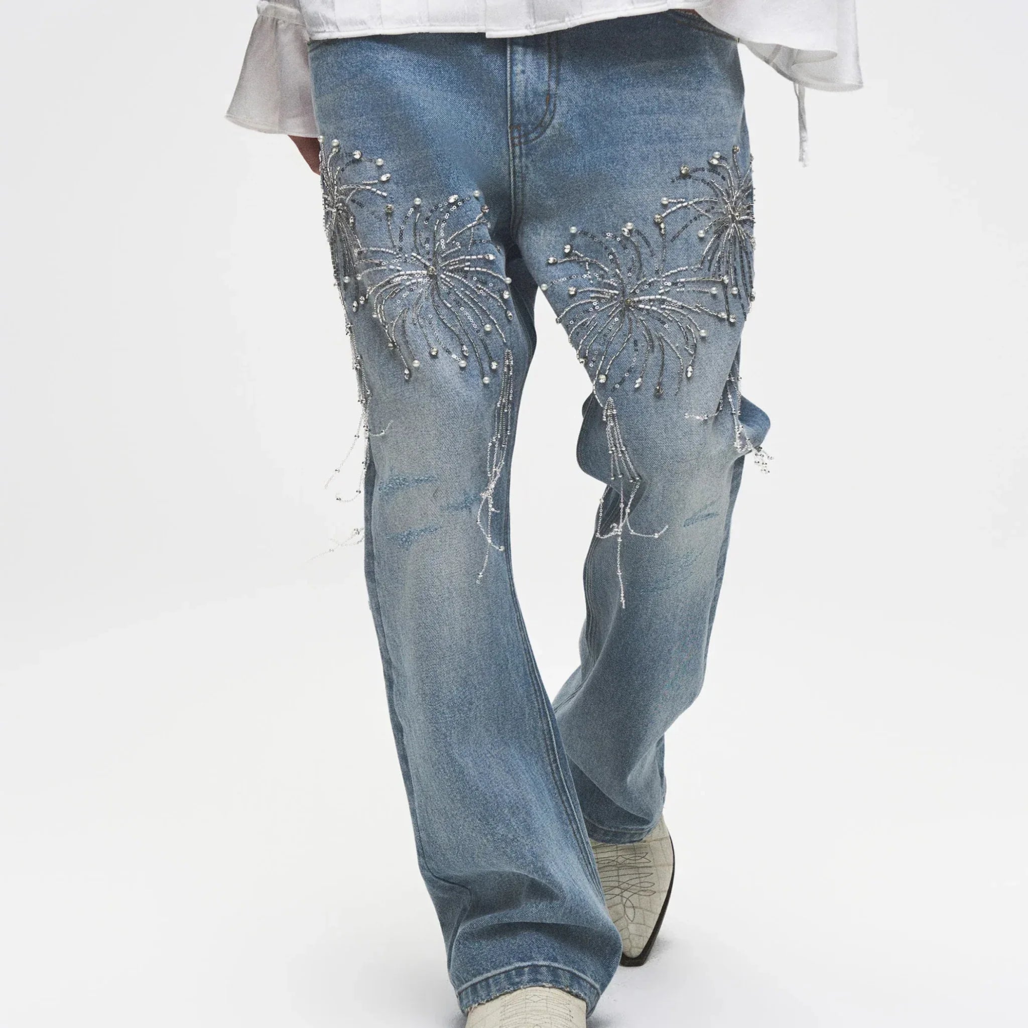 Fireworks Washed Denim - BIRTH OF ROYAL CHILD - VENTURER
