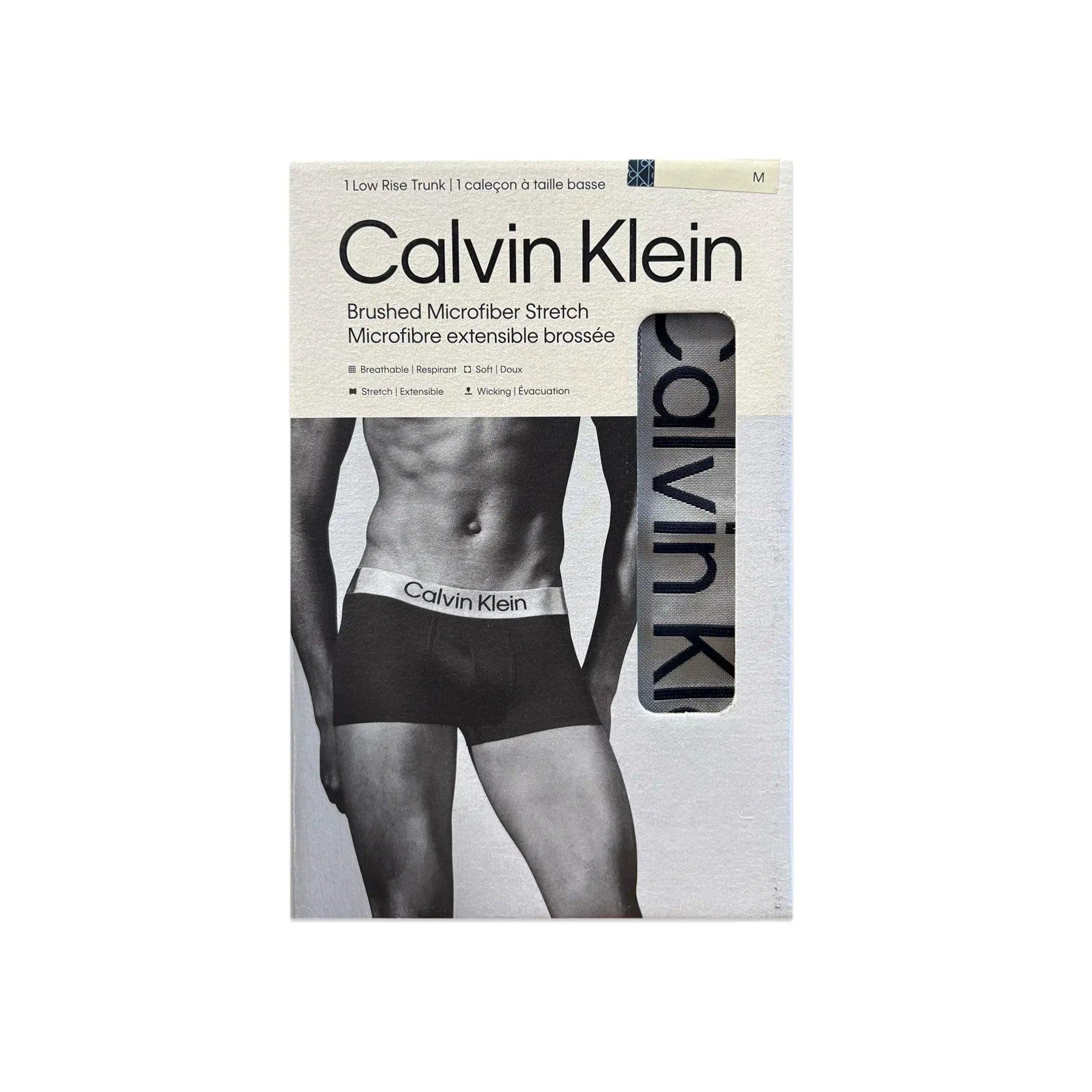 Brushed Micro Jersey Low Rise Trunk - CALVIN KLEIN - VENTURER