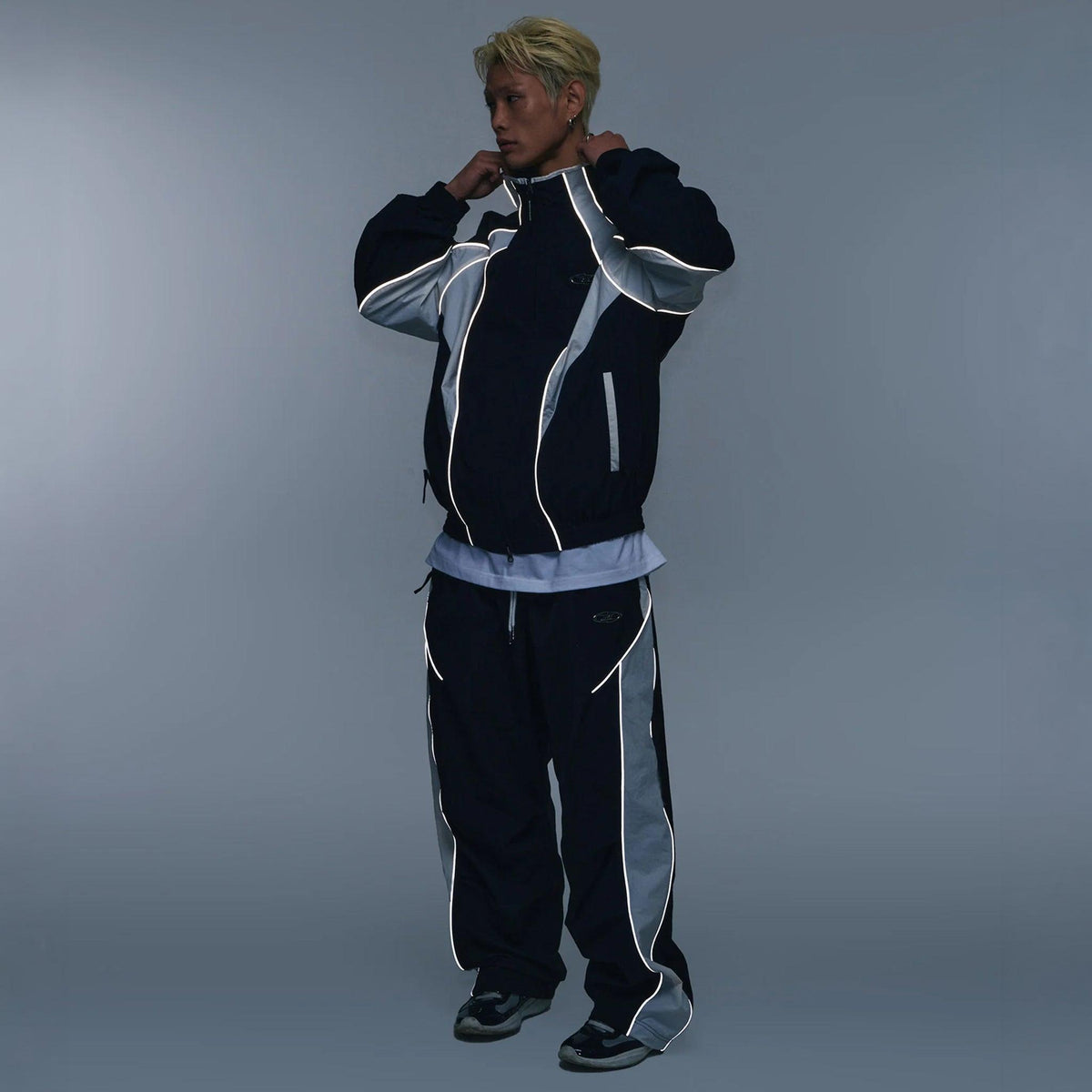 Nylon Block Jacket