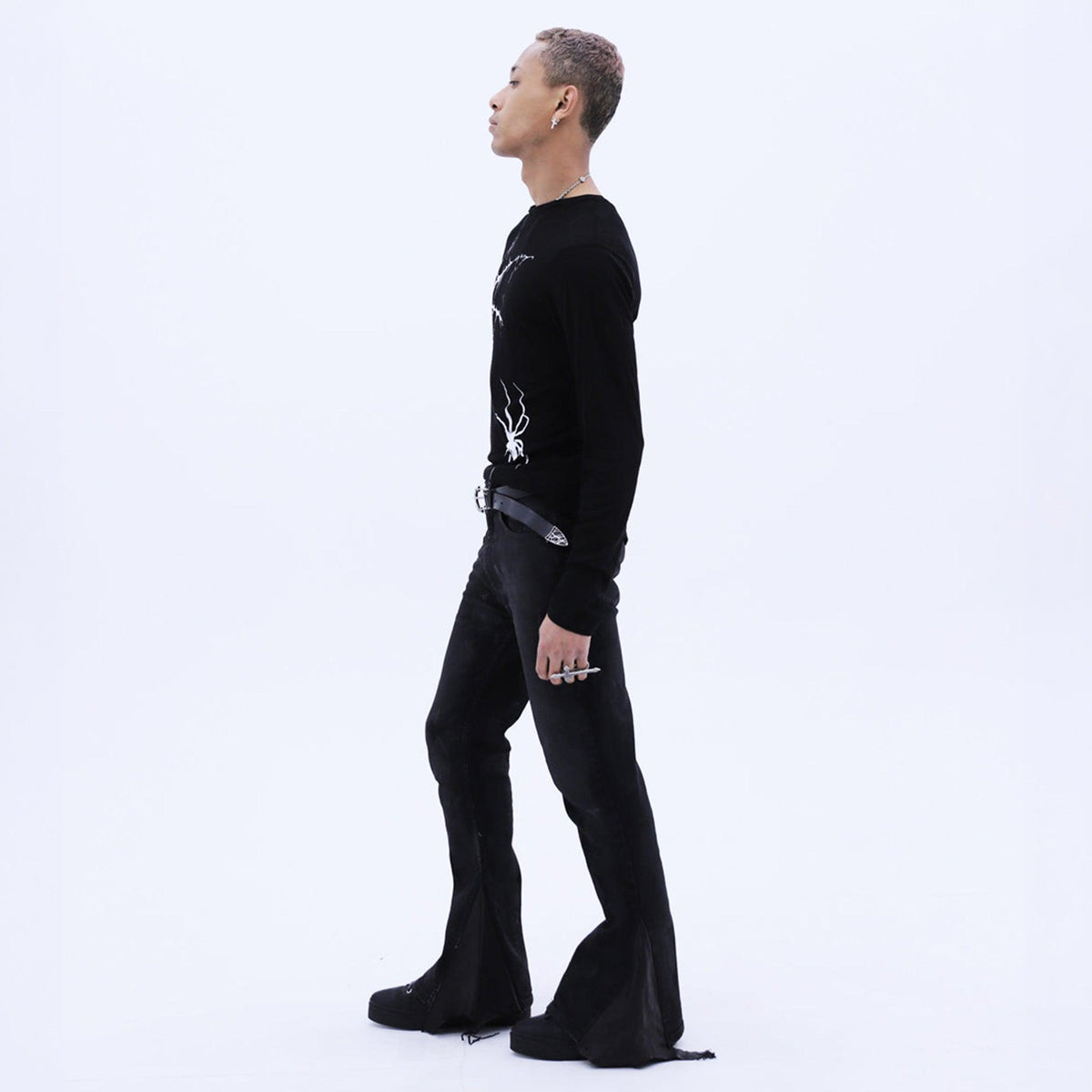 Spider Web See-through LS T-Shirt