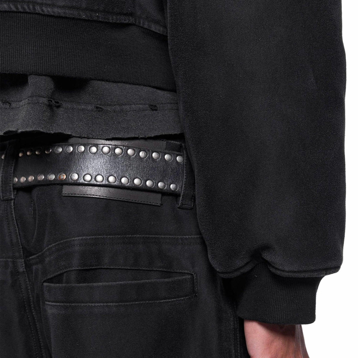 Riot Moleskin Cropped Bomber Jacket