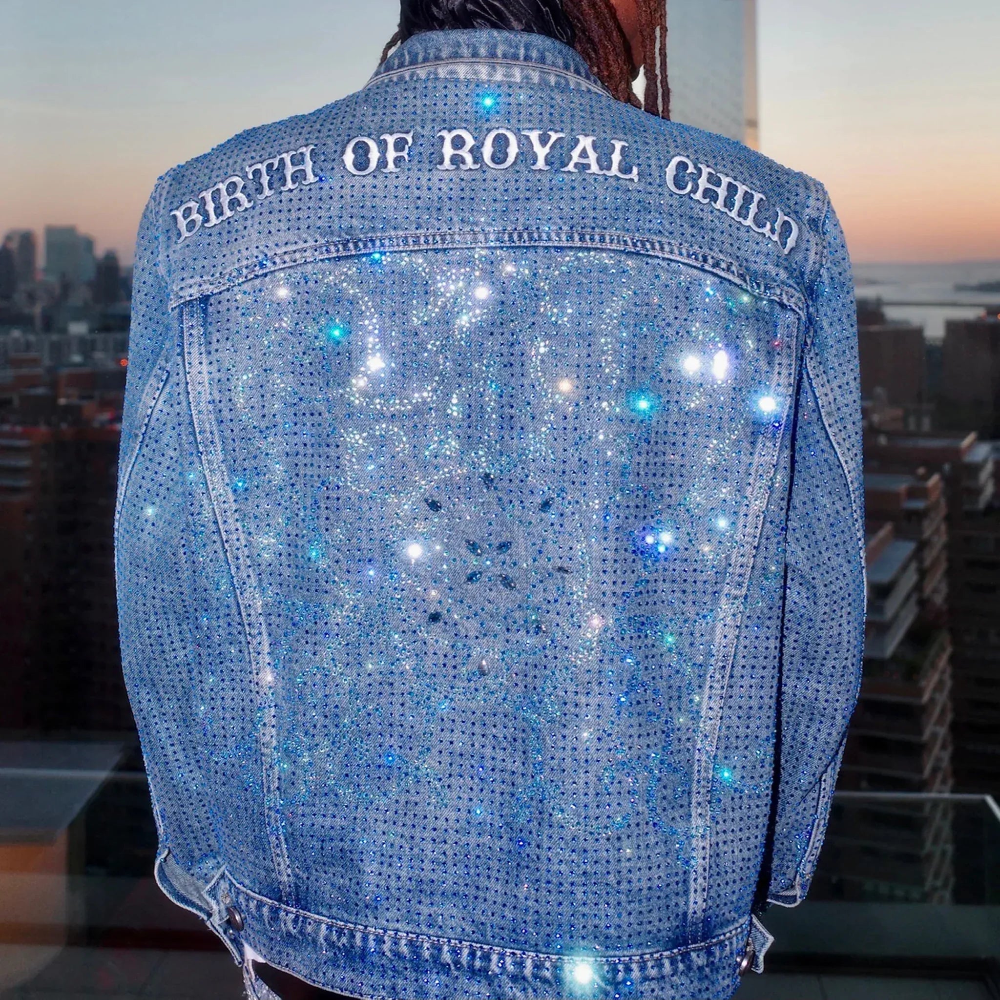 Diamond Vine Denim Jacket - BIRTH OF ROYAL CHILD - VENTURER