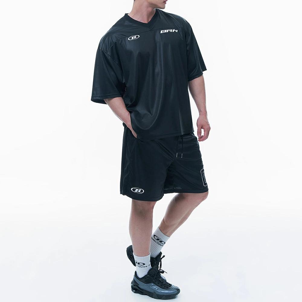 Number 00 Rugby Jersey Half Pants