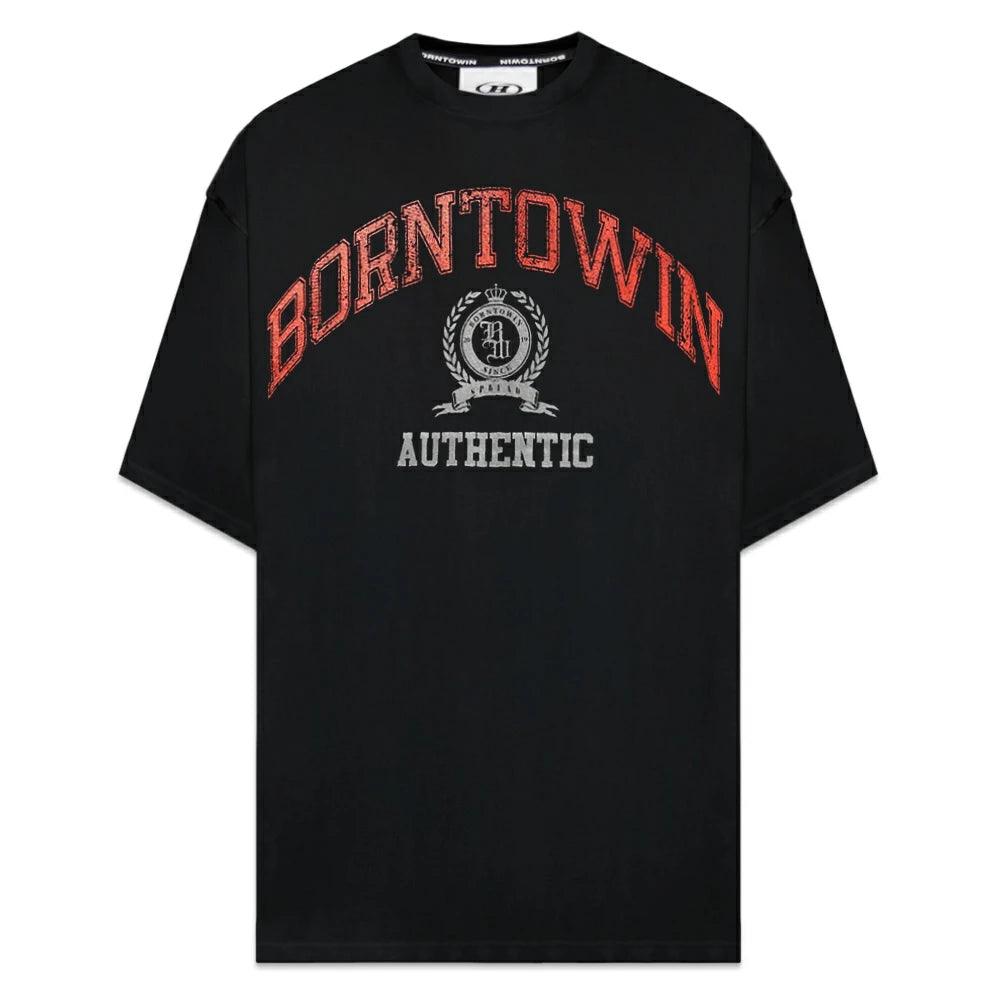 Crack Borntowin Emblem T-Shirt