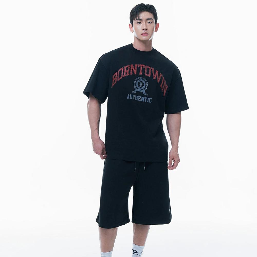 Crack Borntowin Emblem T-Shirt