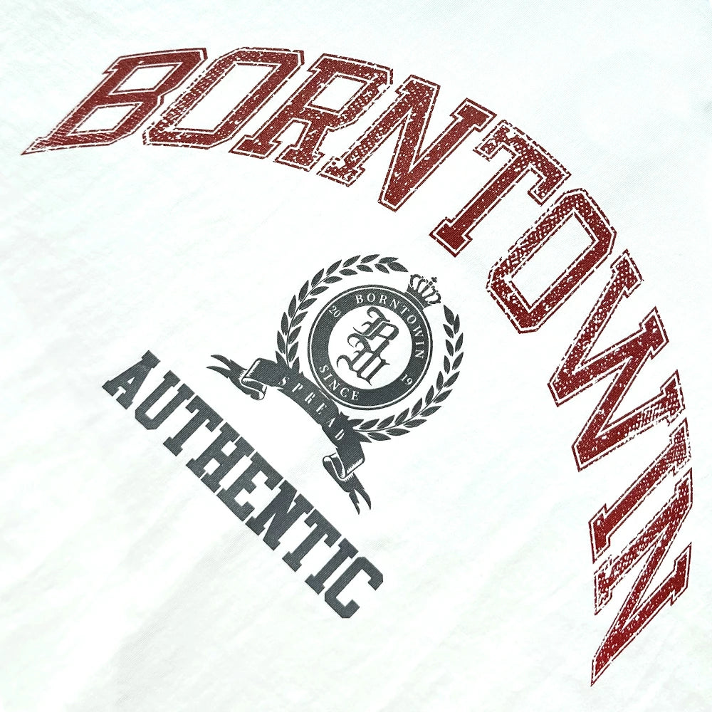 Crack Borntowin Emblem T-Shirt