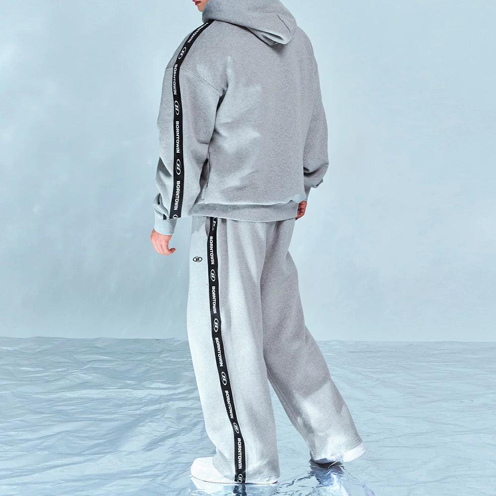 Chrome B Black Line Wide Pants