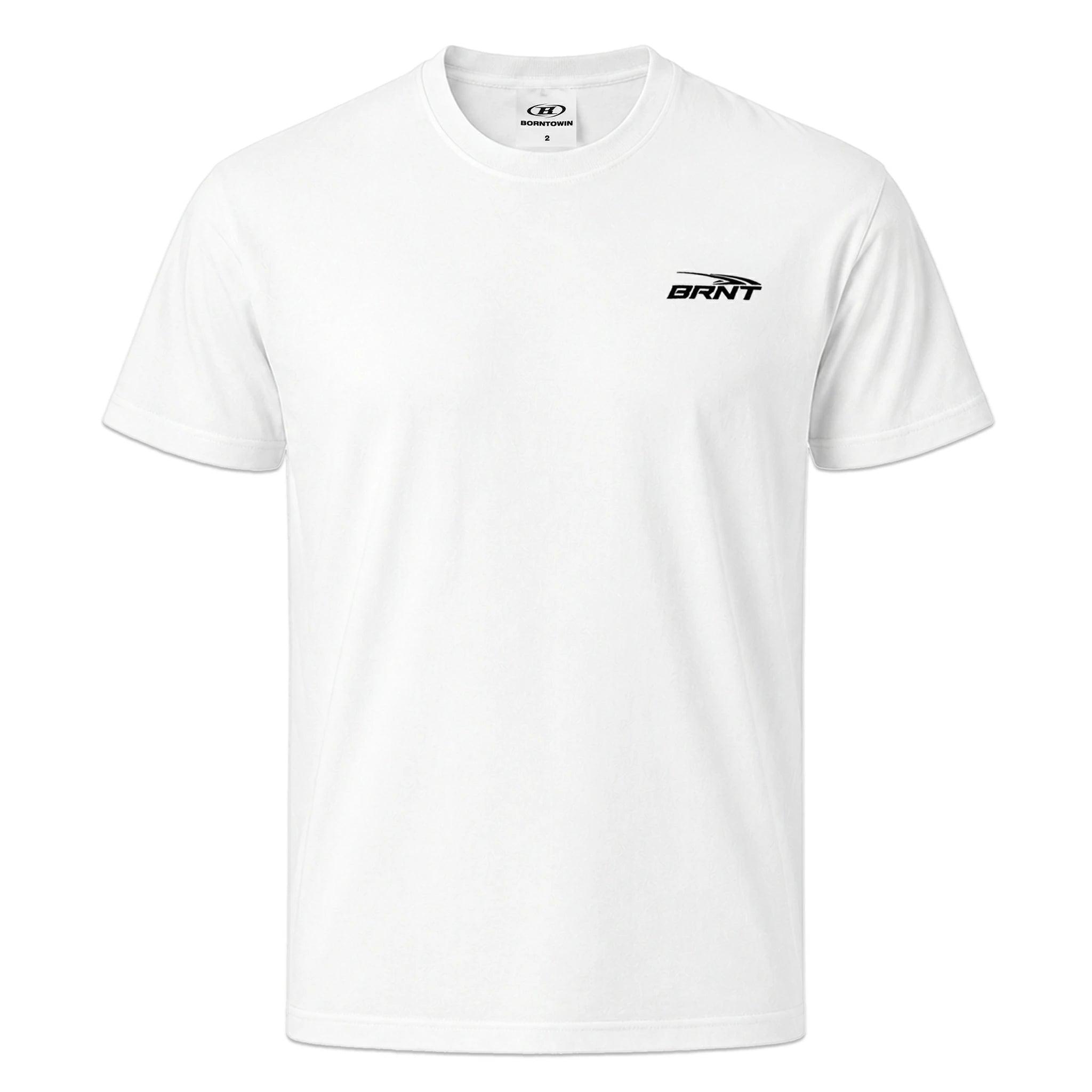 BRNT BACK LOGO MUSCLE FIT T-SHIRTS