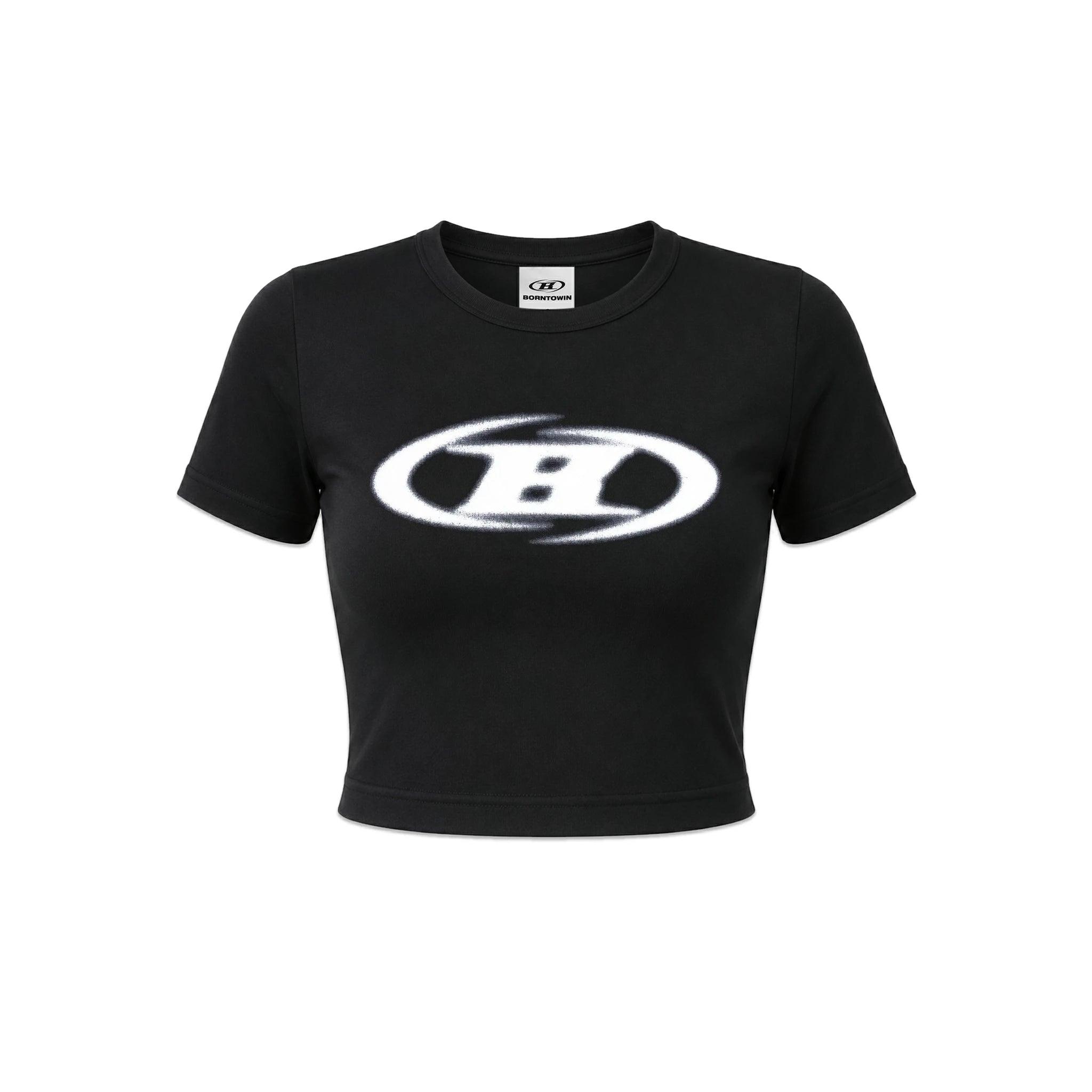 BLUR LOGO CROP TOP