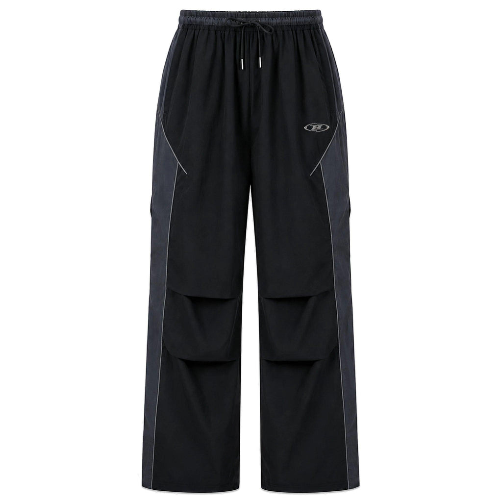 BORNTOWIN ヨガパンツ ブラック サイズ2 BORNTOWIN(ボーントゥウィン)商品ページ - Nylon Block String Pants