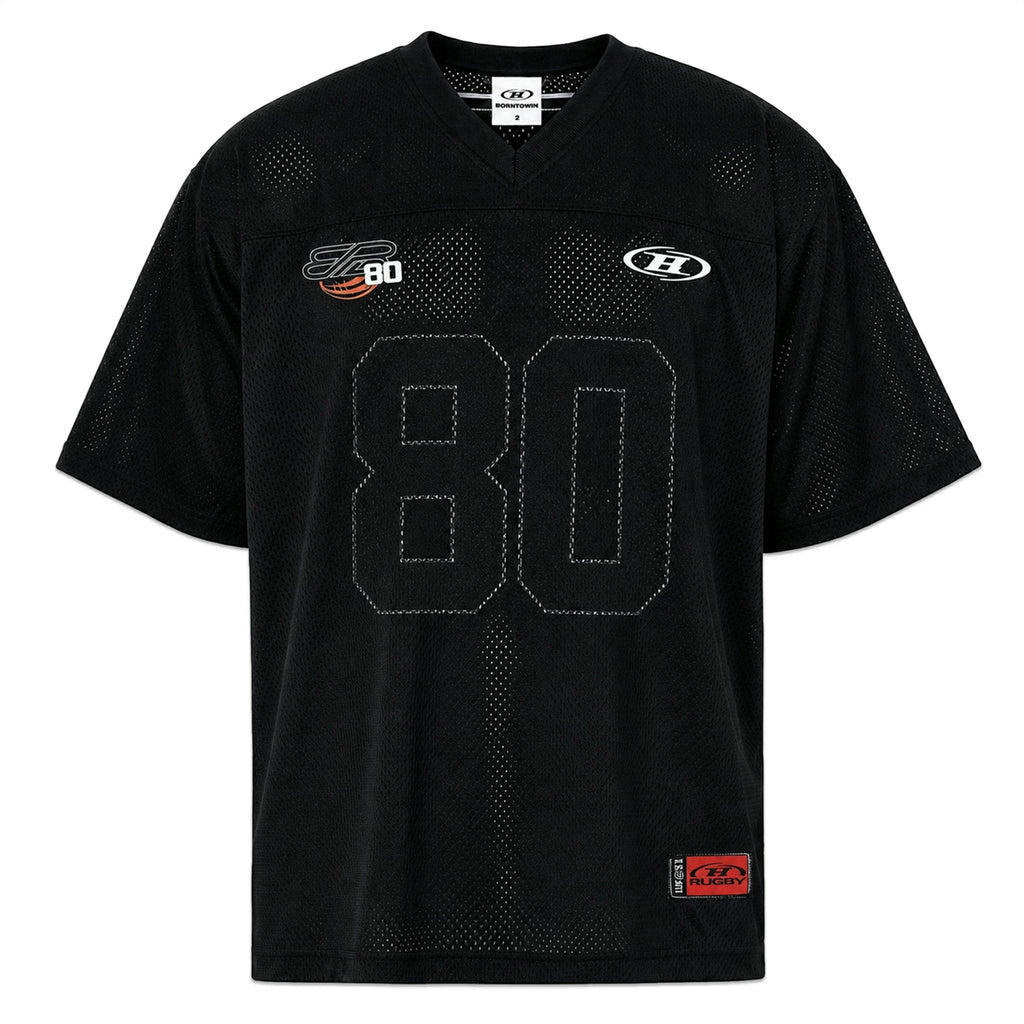 ウェア Born to win 08 RUGBY JERSEY T-SHIRTS BORNTOWIN Product Page - 08 Rugby Jersey T-Shirts - Black - VENTURER