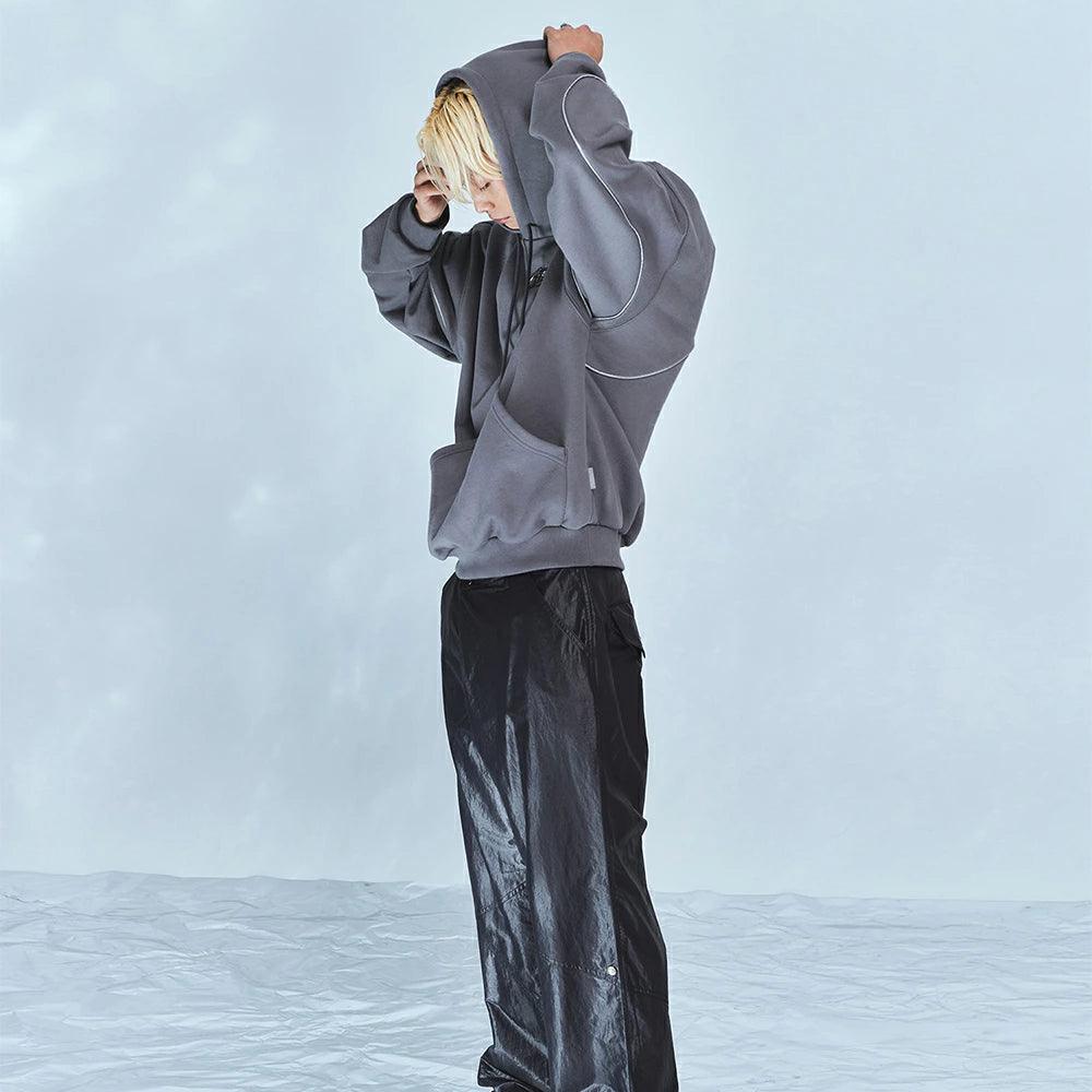 Big Chrome Reflective Line Hoodie