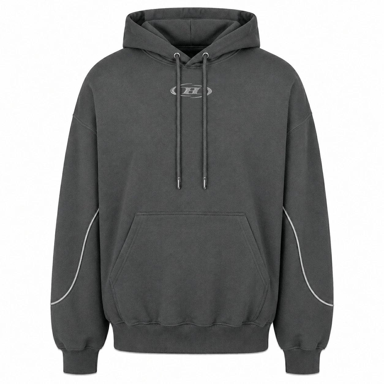 Big Chrome Reflective Line Hoodie