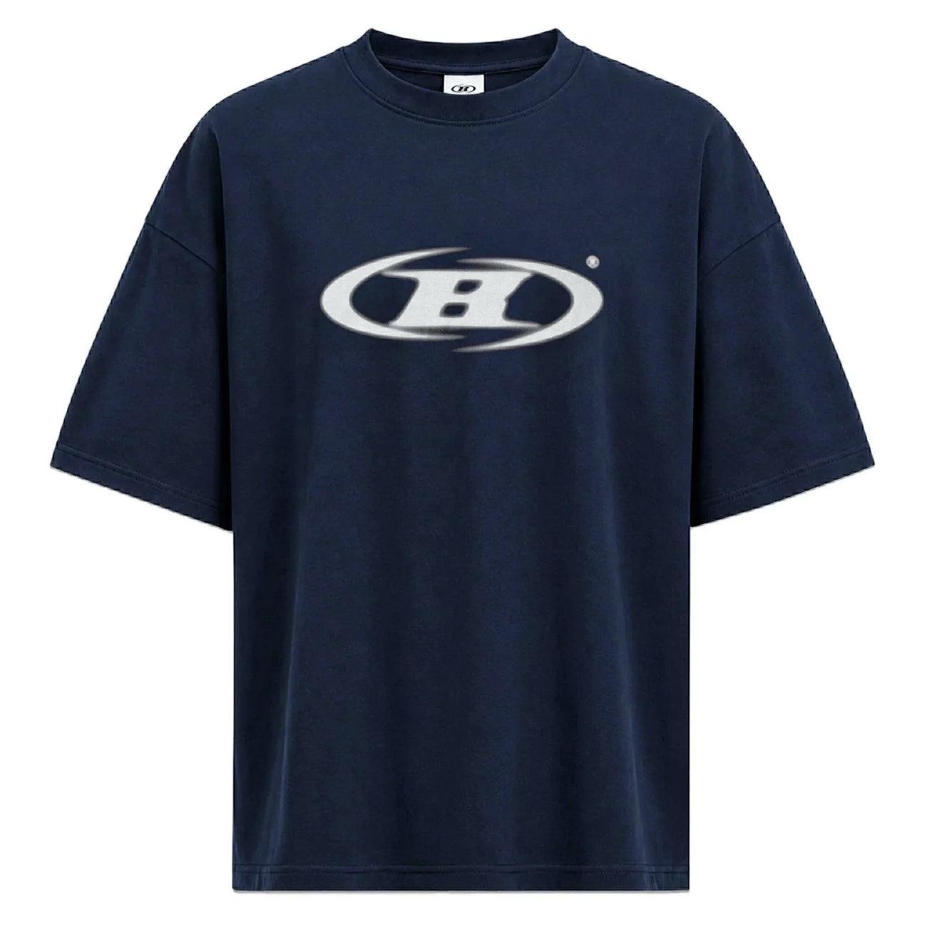 Blur B Logo Oversized T-Shirt