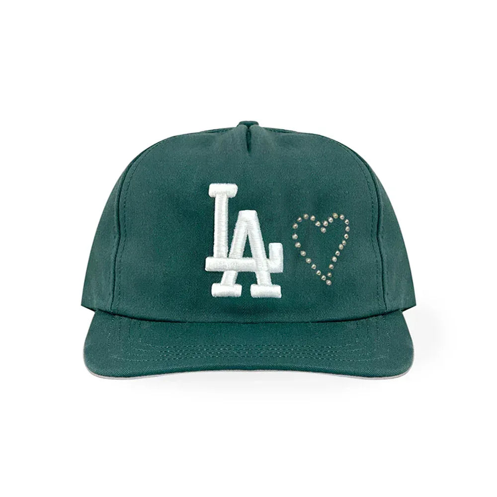 LA Emb Heart Studs Snapback - DENIM DOCTORS - VENTURER