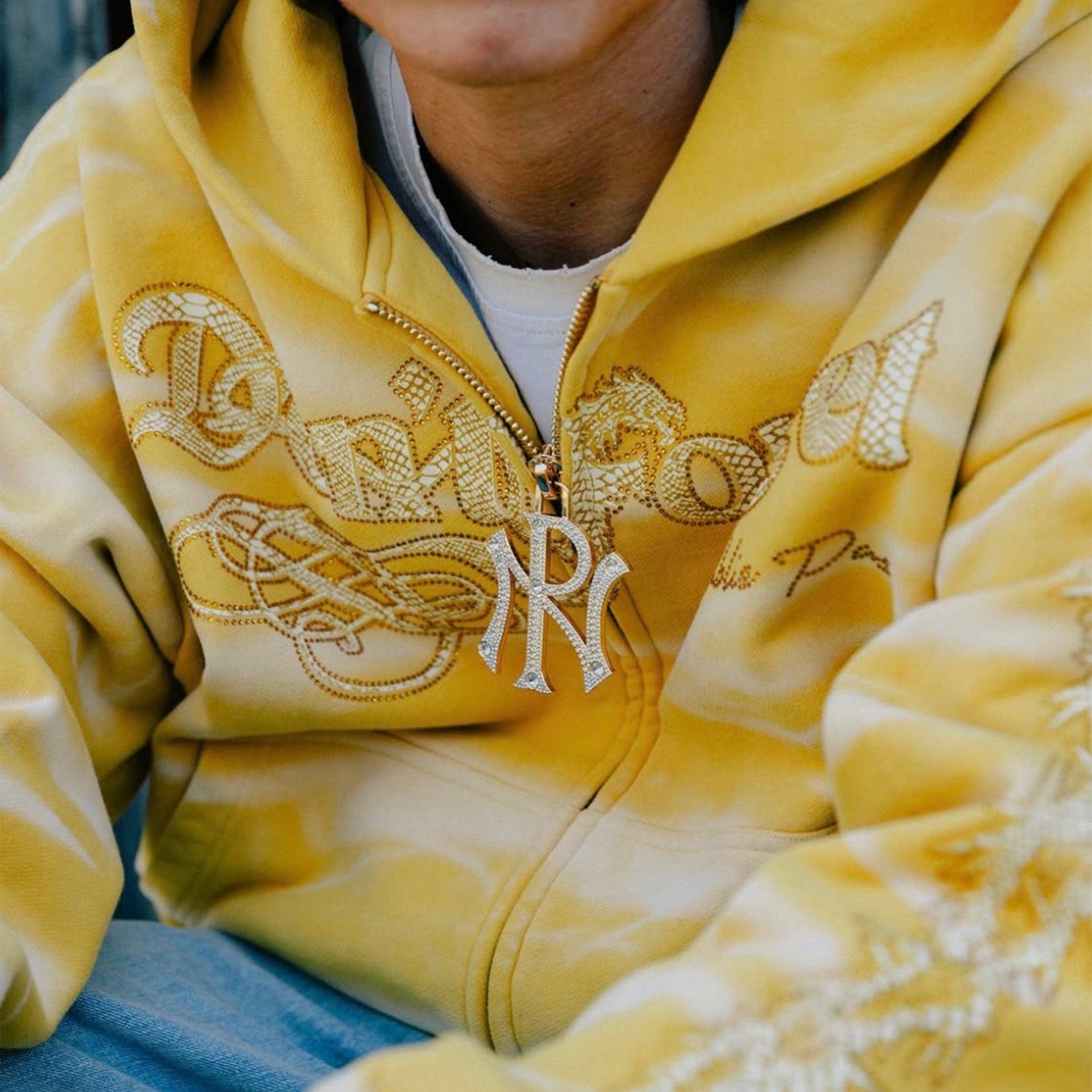Zebra Zip-Up Hoodie