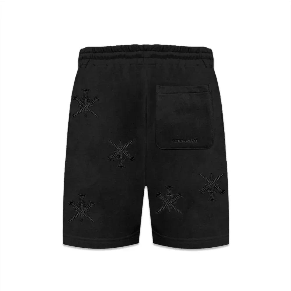 Dagger Embroidery Shorts - UNKNOWN LONDON - VENTURER