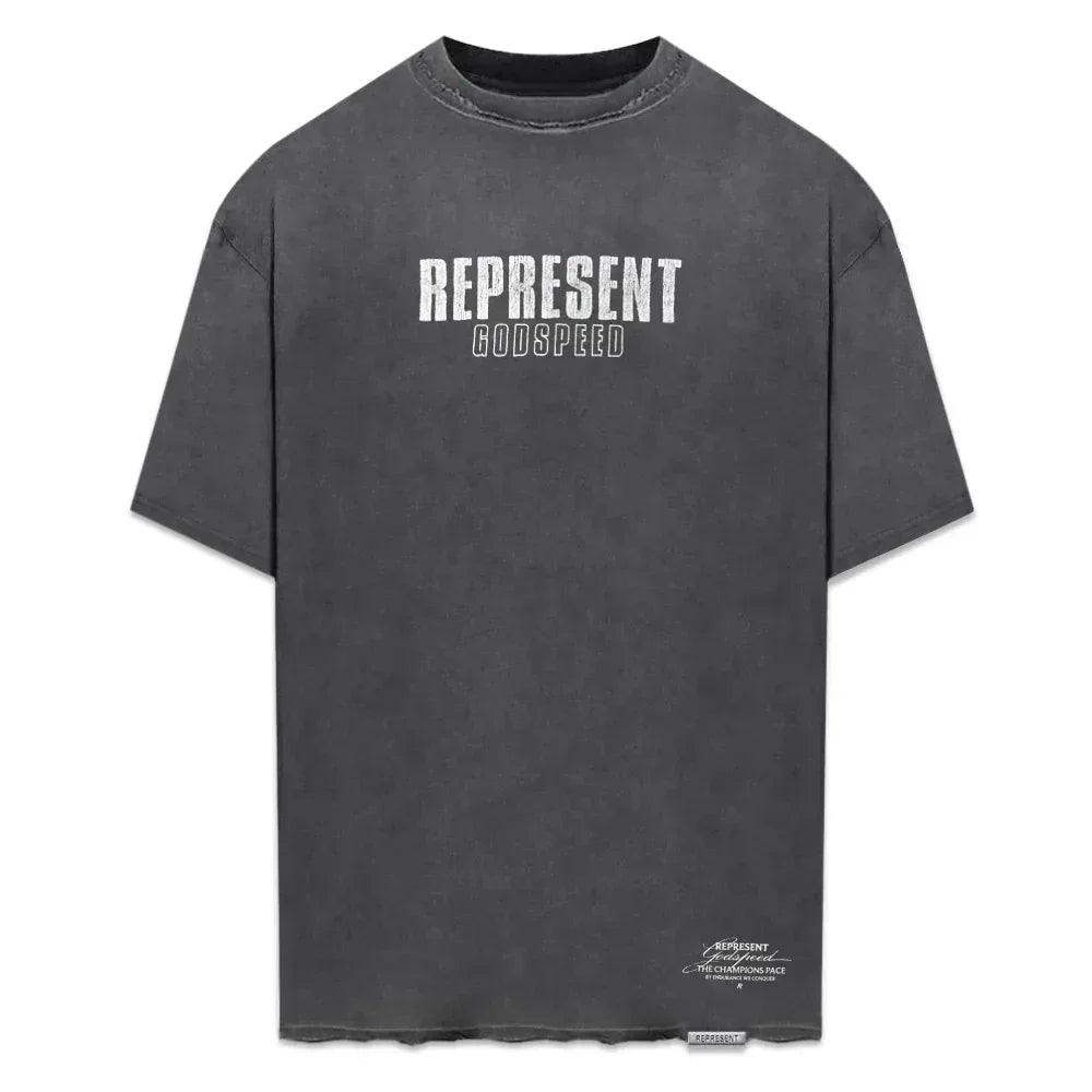 REPRESENT (Represent) Product Page - Godspeed T-Shirt - Aged-Black