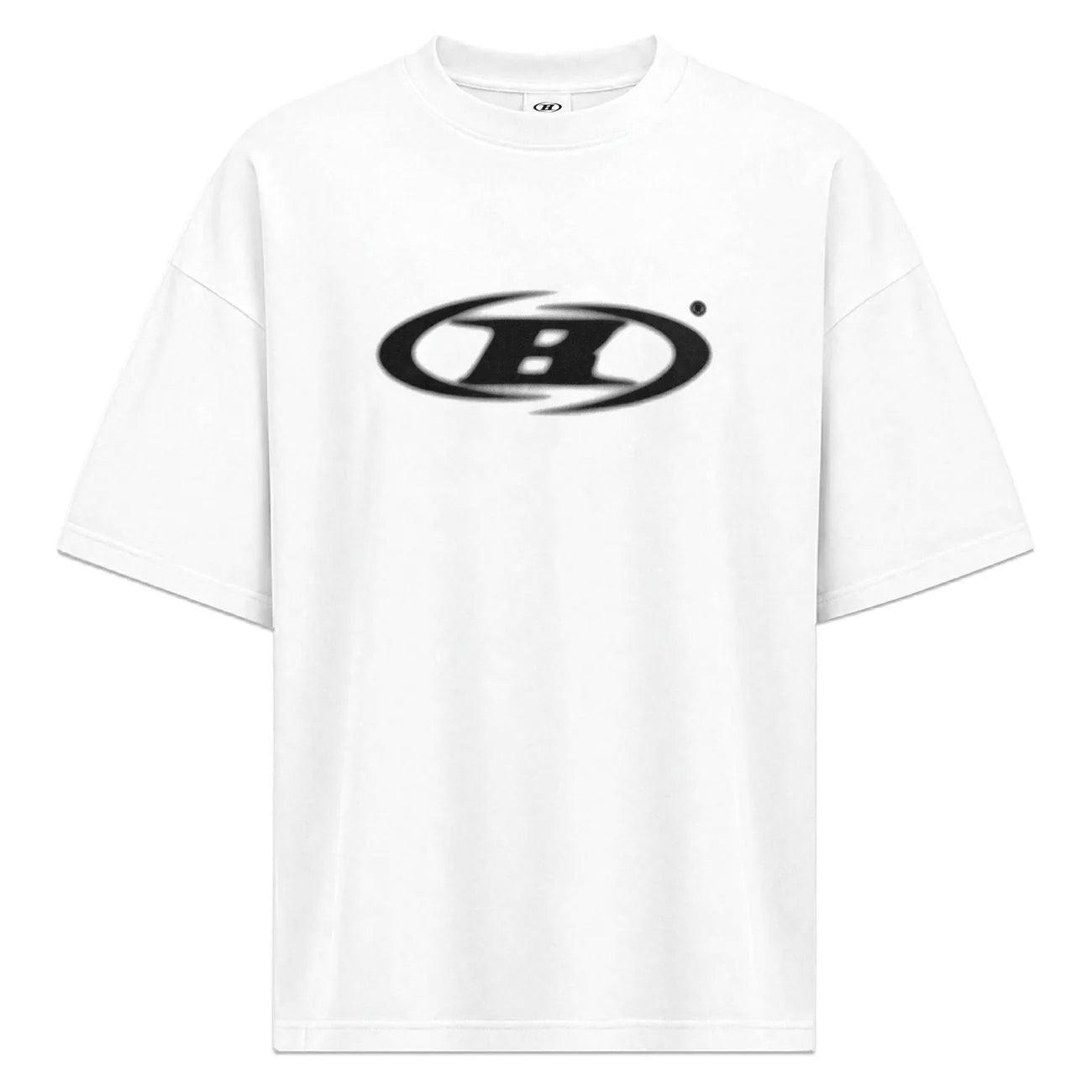 Blur B Logo Oversized T-Shirt