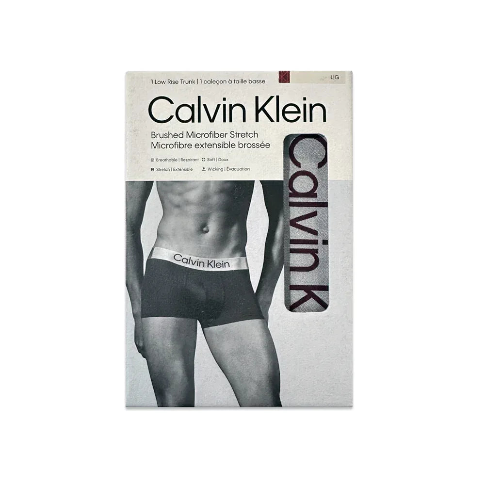 Brushed Micro Jersey Low Rise Trunk - CALVIN KLEIN - VENTURER